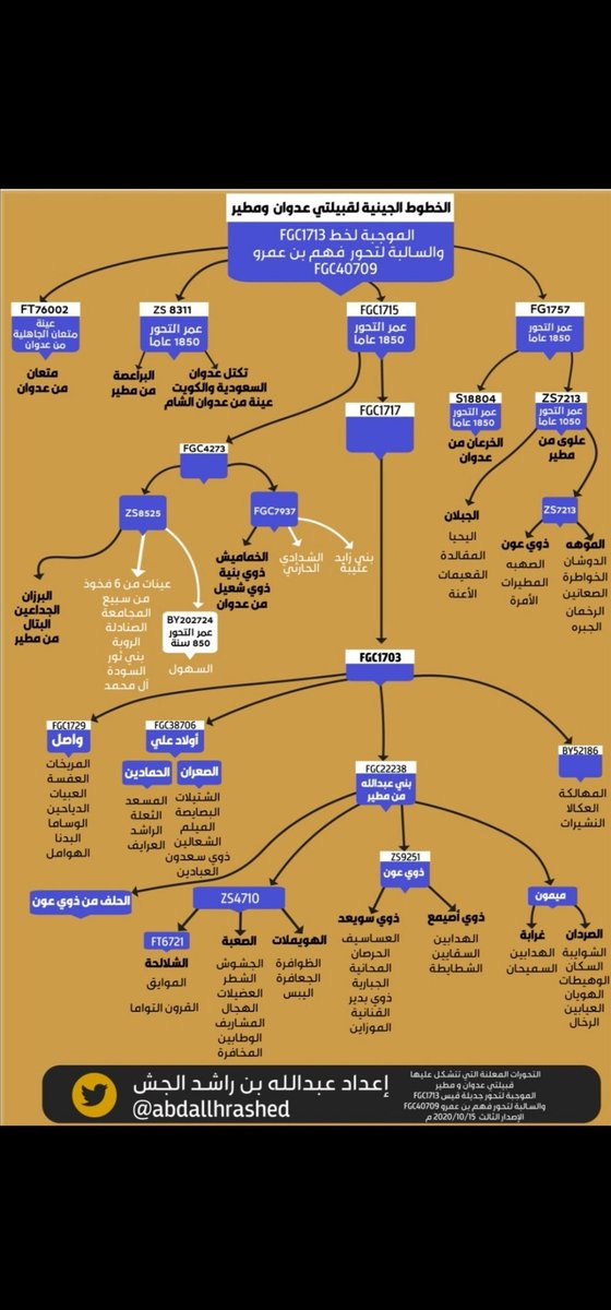 zmk1902's tweet photo. @saud_al_ajme @ui3o5_ @yvudlj @Saultan393972 @world_erorr الدويش مطيري أصل وفصل ونتيجته الجينية معلنه مع ربعه مطير وأنتم ترى حالكم حال القبايل فيكم أحلاف كثيرة وفيكم سلالات ما هي عربية ربعكم فيهم اللي على تحورات قحطان واللي أصله مع تحورات قبايل طي وقضاعه وفيكم بعد اللي ما هم عرب وعلم الجينات هو اللي يعلمكم ساسكم https://t.co/b4Eu9UU368