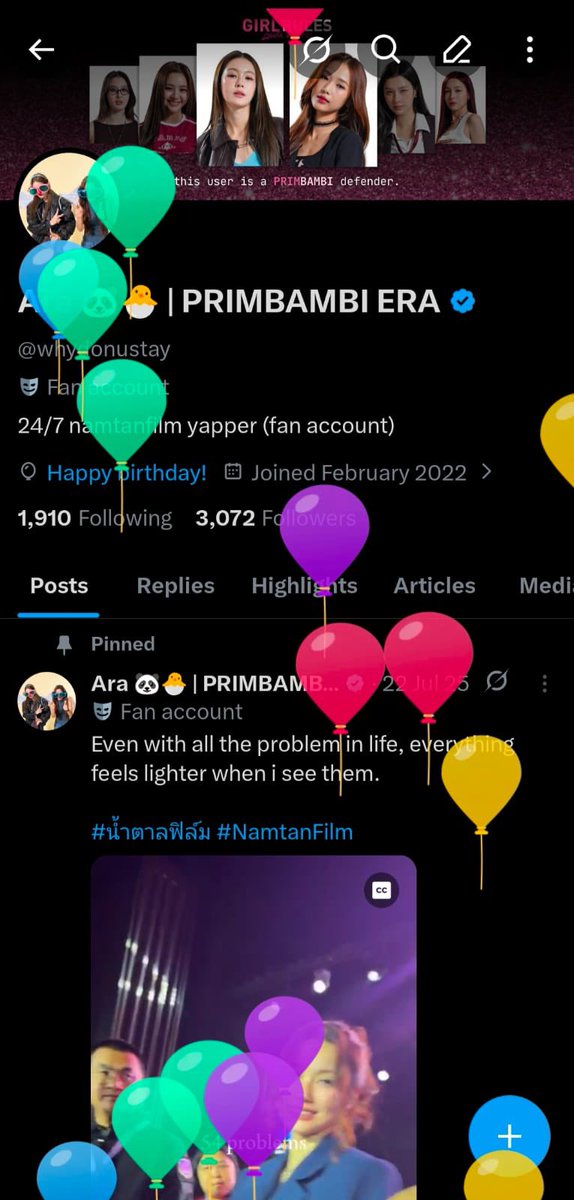 Ara 🐼🐣 | PRIMBAMBI ERA tweet media