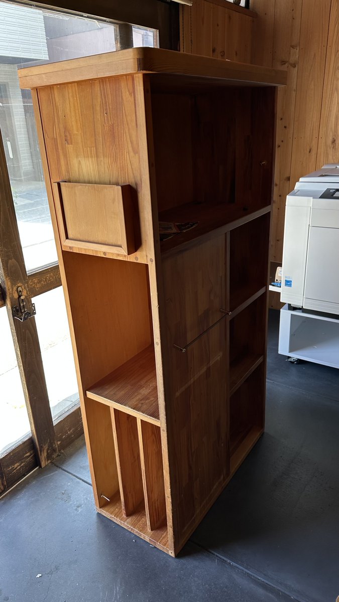 木製の手作り棚、ほしい人いませんか？ 80×152×40 二条付近まで取りに