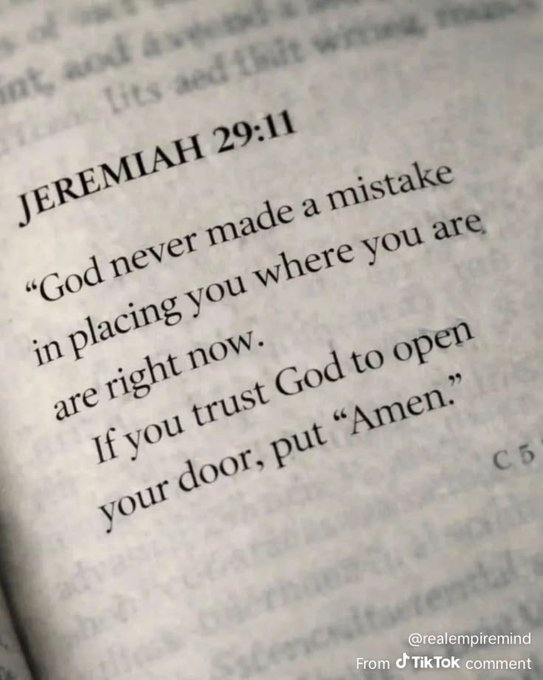 Oh_DearLord_'s tweet photo. Jeremiah 29:11 https://t.co/G8uvpYX7x9