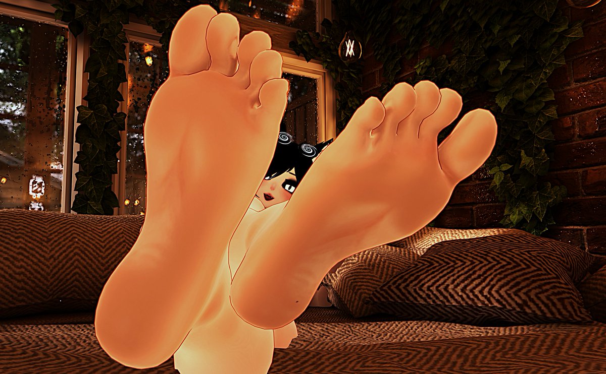 Vertsiscute's tweet photo. Showing off my feet for ya! 

#feet #soles #toes #vrfeet #erp #fyp #footworshi̇p #lewdtuber #3dfeet #footfetish #vrcfeet #vrchatfeet #Sweatyfeet #footfocus #footrubbing #vrchat https://t.co/aS4uuR0tx0