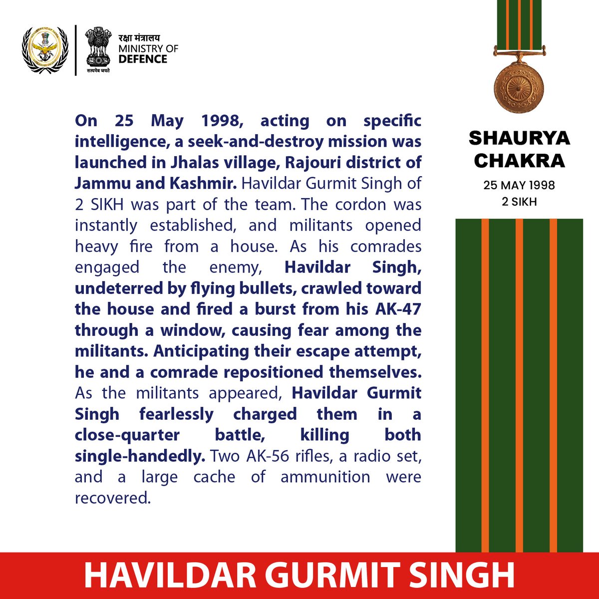 Gallantry Awards of India tweet media