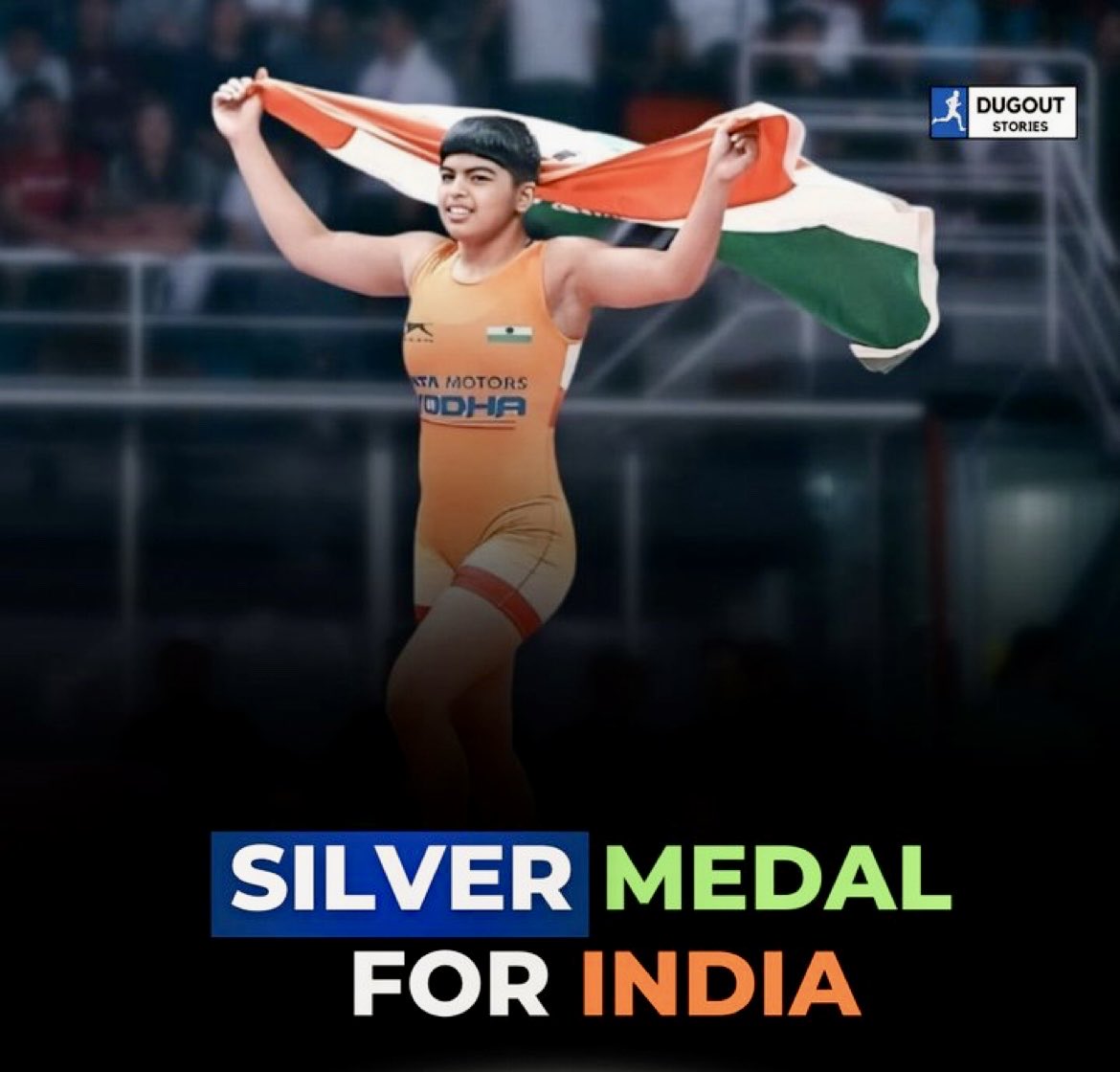 MahadevBalali's tweet photo. भारतीय कुश्ती के लिए गर्व का दिन बलाली की बेटी नेहा संगवान ने U23 एशियाई कुश्ती चैंपियनशिप में महिला 59 किग्रा वर्ग में रजत 🥈 पदक जीता! 🇮🇳

नेहा ने पूरे टूर्नामेंट में शानदार खेल का प्रदर्शन करते हुए देश व क्षेत्र का नाम रोशन किया।

#IndianWrestling #U23AsianChampionships https://t.co/q0UyhJCZBv