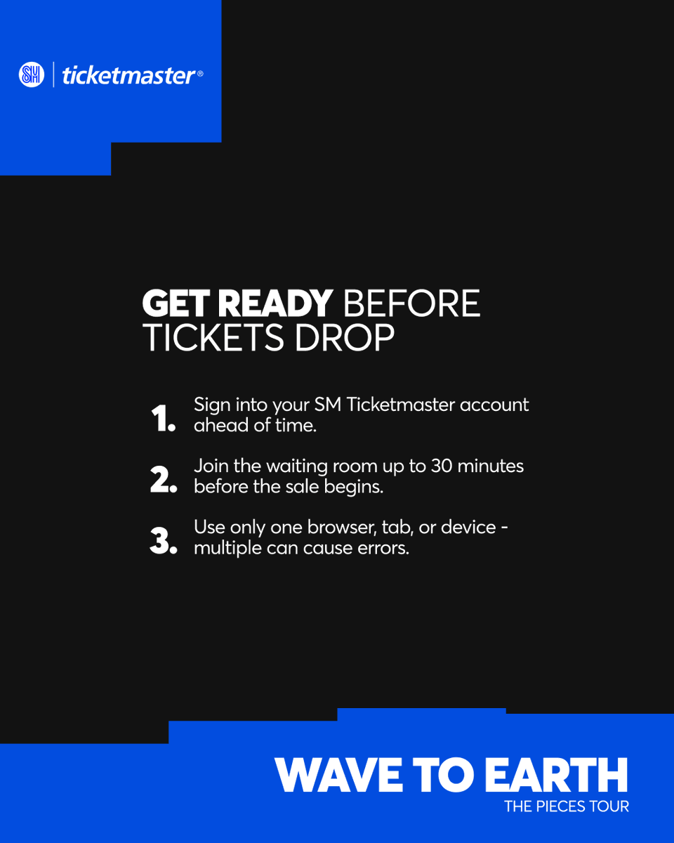 SM Ticketmaster Philippines tweet media