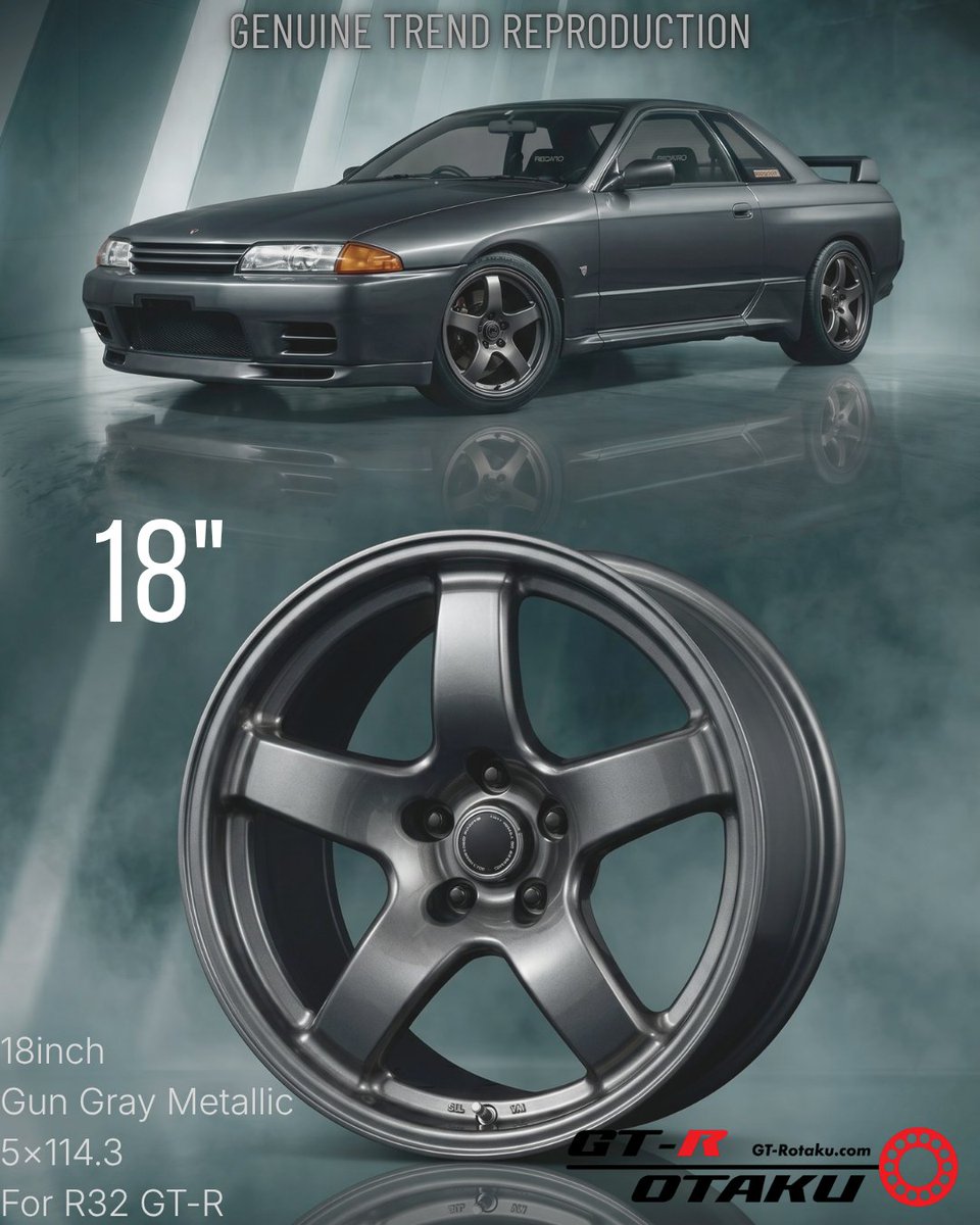 gtrotaku_com's tweet photo. 予約受付開始！！
2026年5月25日（月）

適合車種：スカイライン GT-R R32

本製品はガングレーメタリックの専用カラーを施し、
耐久性を向上させた最新仕様です。

製品詳細はコチラ↓↓↓
https://t.co/jb4cqemTaF

#GTR #R32 #GTRotaku #GTRリプロパーツ https://t.co/Yy9z3gXAR4