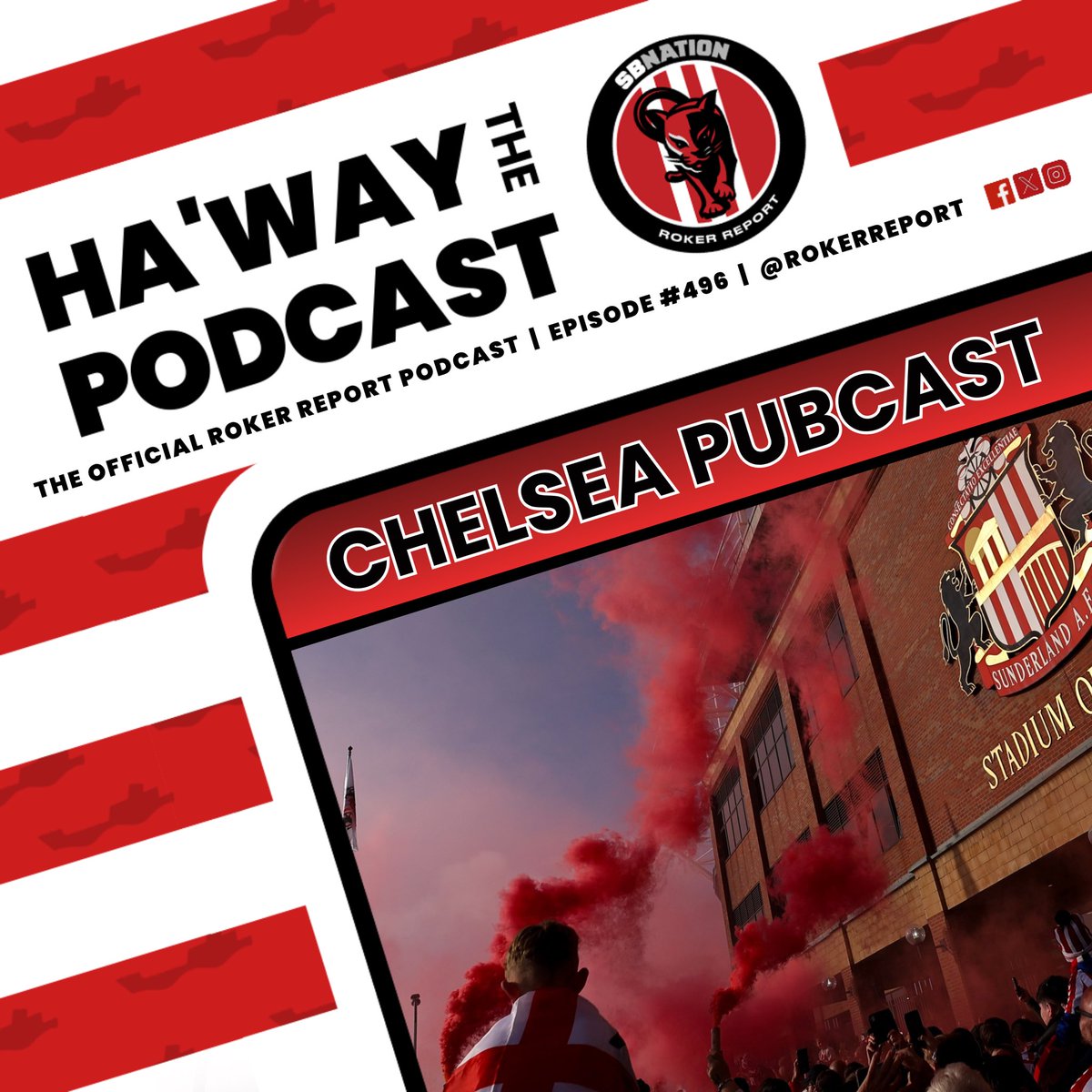 RokerReport's tweet photo. 𝗛𝗔𝗪𝗔𝗬 𝗧𝗛𝗘 𝗣𝗢𝗗𝗖𝗔𝗦𝗧 🎙️

🍻 POST-CHELSEA PUBCAST 🍻

The lads got together for a pint straight after the post-match celebrations to chat about Sunderland in Europe!

APPLE: https://t.co/9rPOWT3ajS
SPOTIFY: https://t.co/fx8yC6KW6B

https://t.co/MrScfojZL0 | #SAFC ❤️🤍 https://t.co/sZnJijMGdz