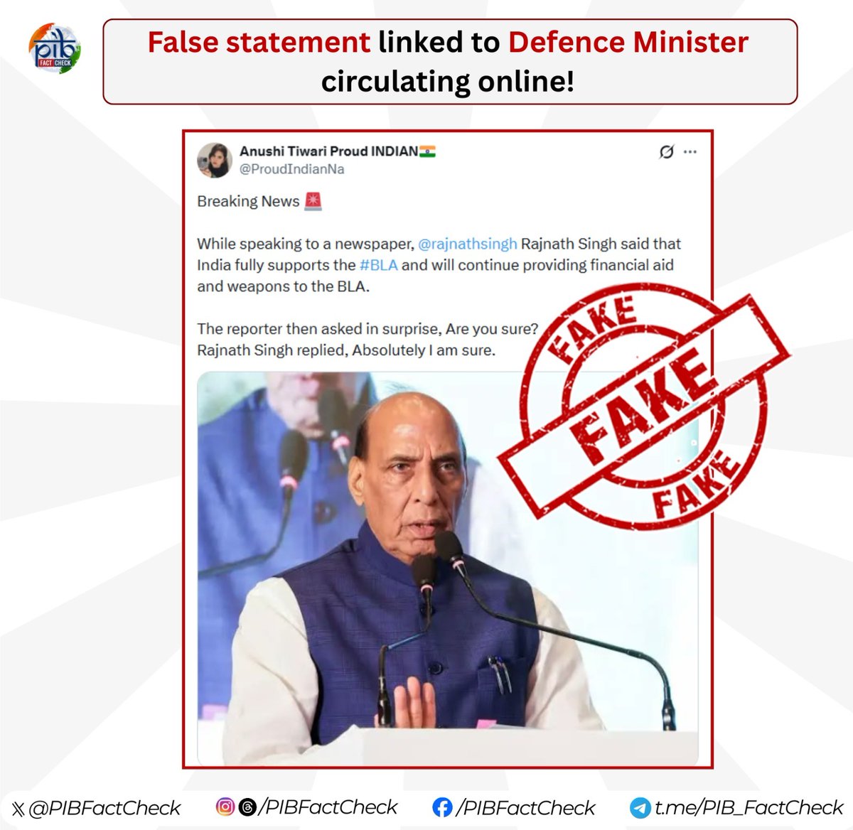 PIB Fact Check tweet media