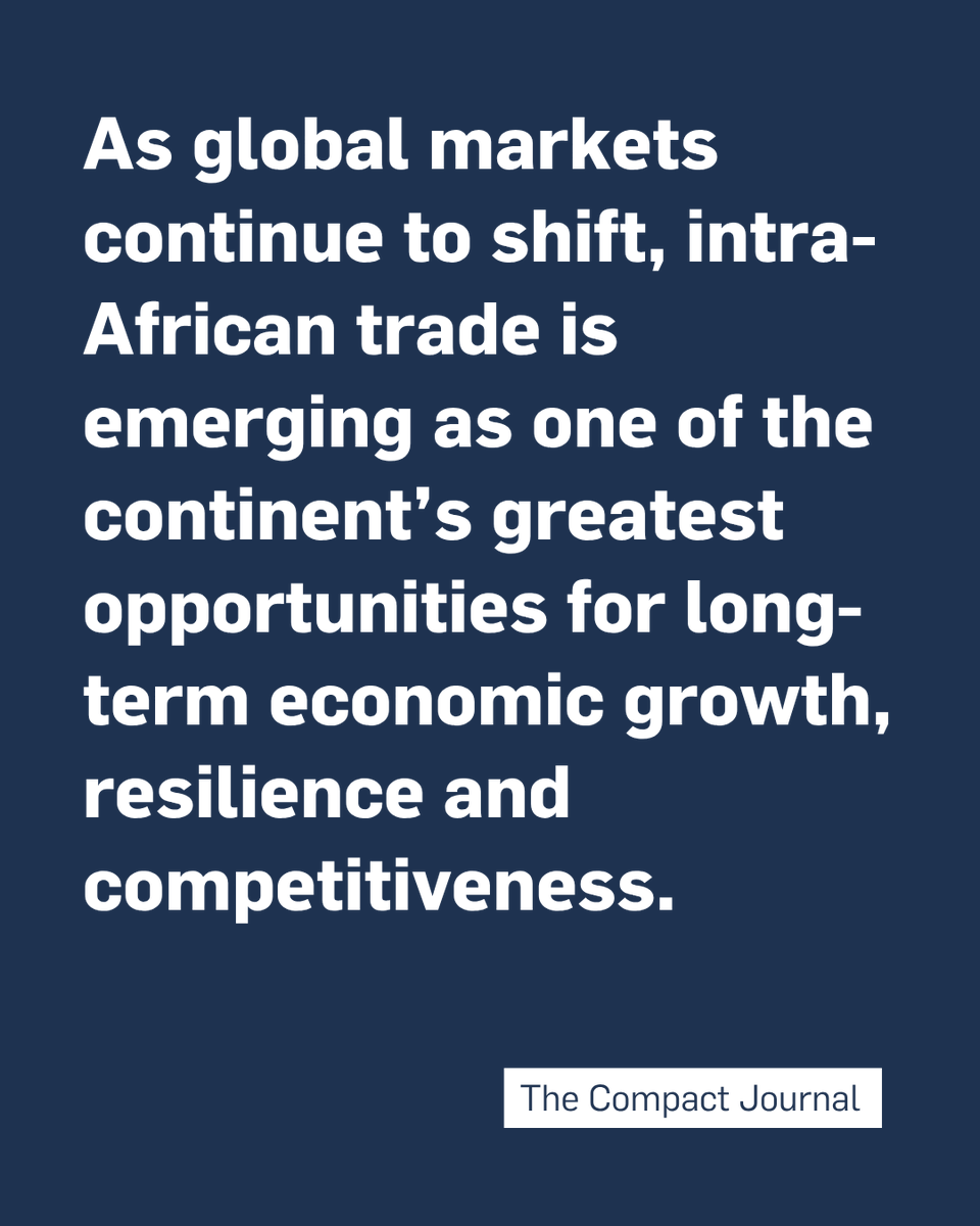 globalcompact's tweet photo. On Africa Day, we celebrate the continent’s leadership, resilience &amp; role in shaping a sustainable future. A new report from the #ABLC, convened by the UN @globalcompact, outlines 5 mindset shifts needed to unlock intra-African trade through #AfCFTA.
More:
https://t.co/1uM4q5WAg4 https://t.co/ruiTEKhPRf