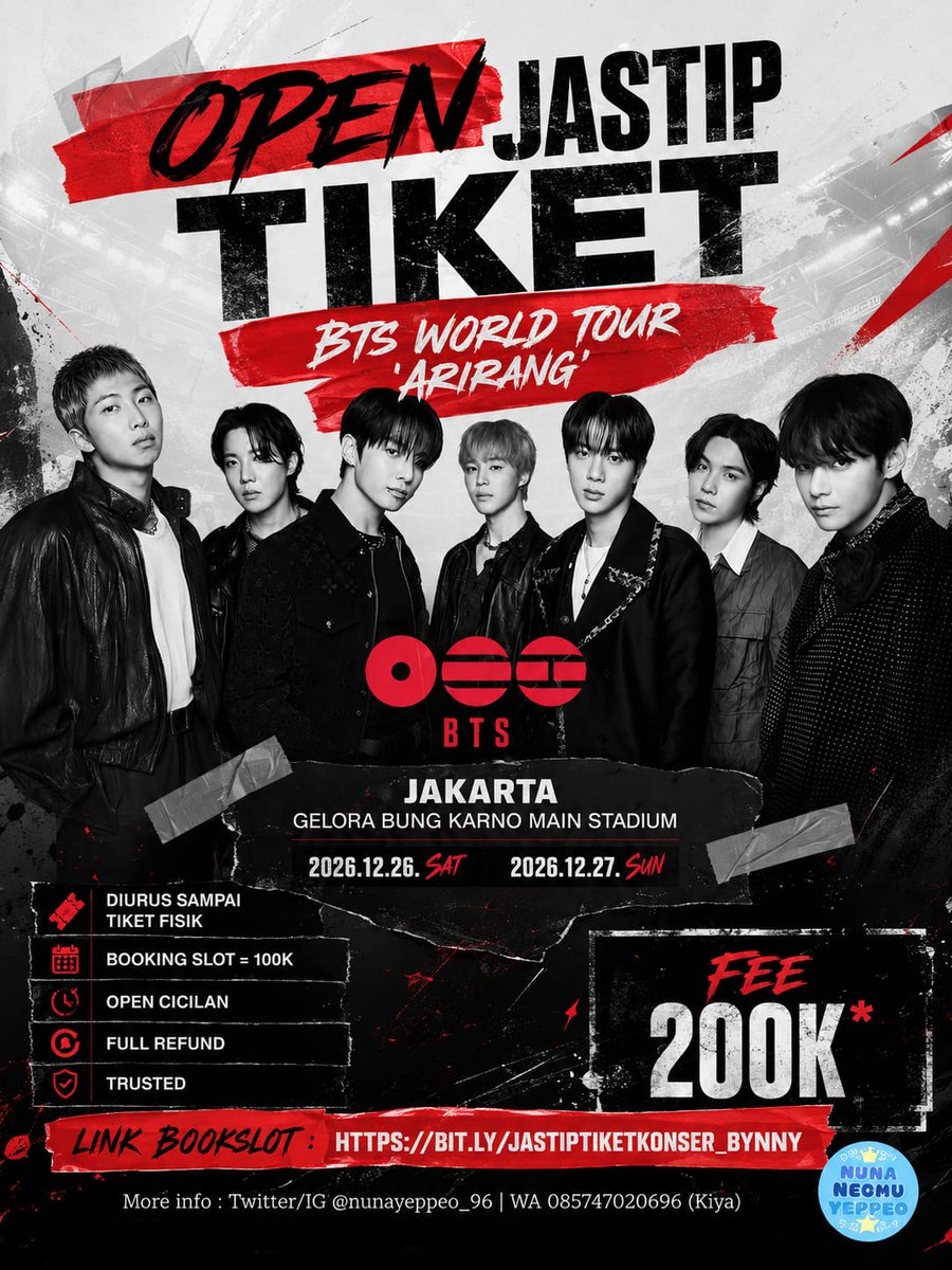NNY Jastip Tiket Konser tweet media