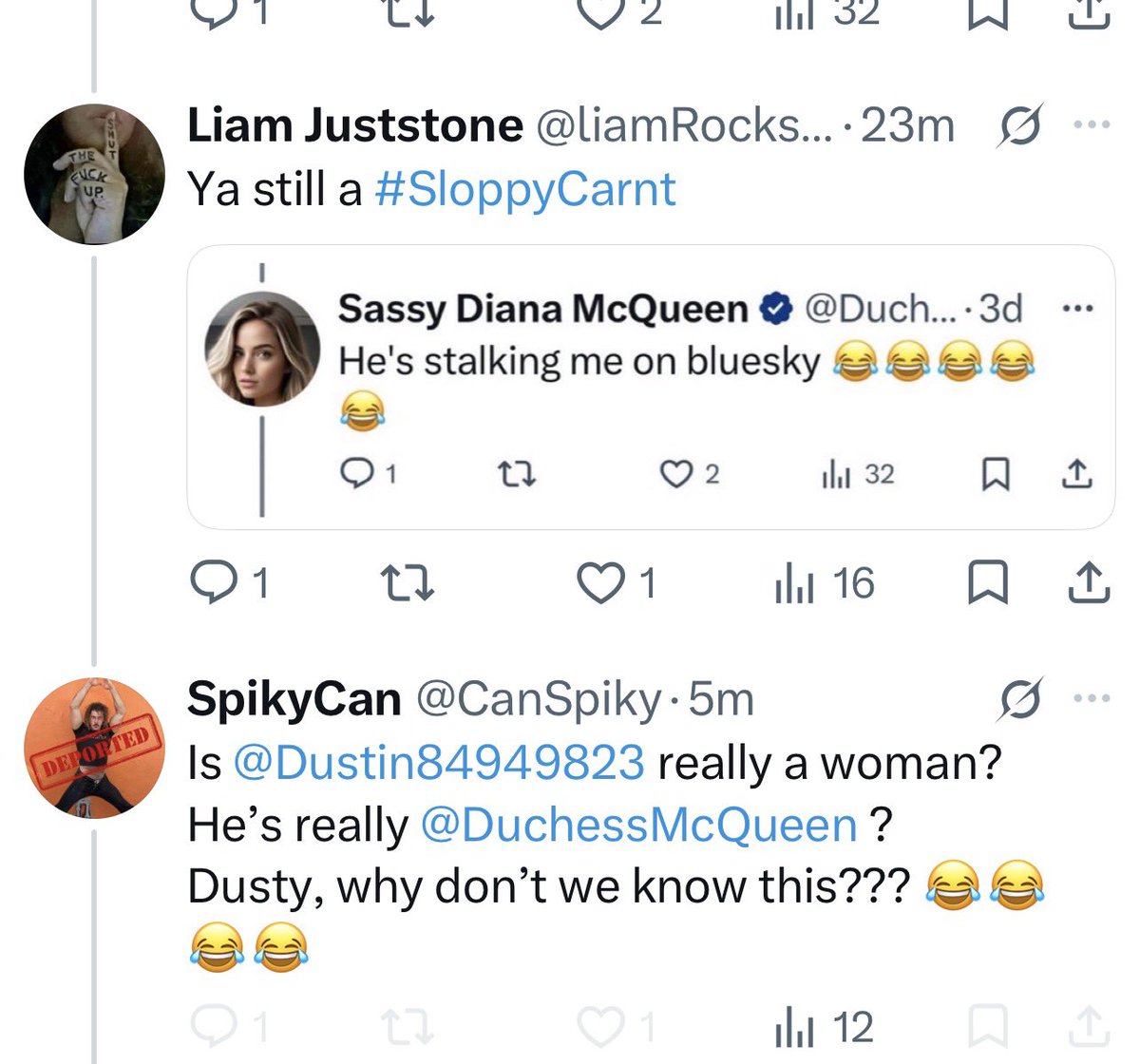Liam Juststone tweet media