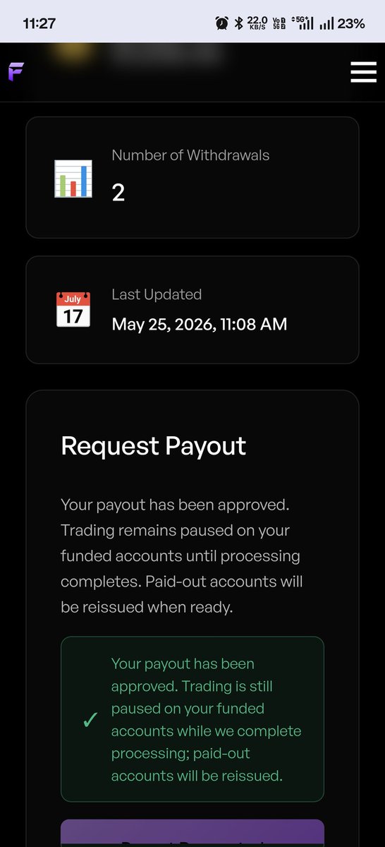 The funded room trader tweet media