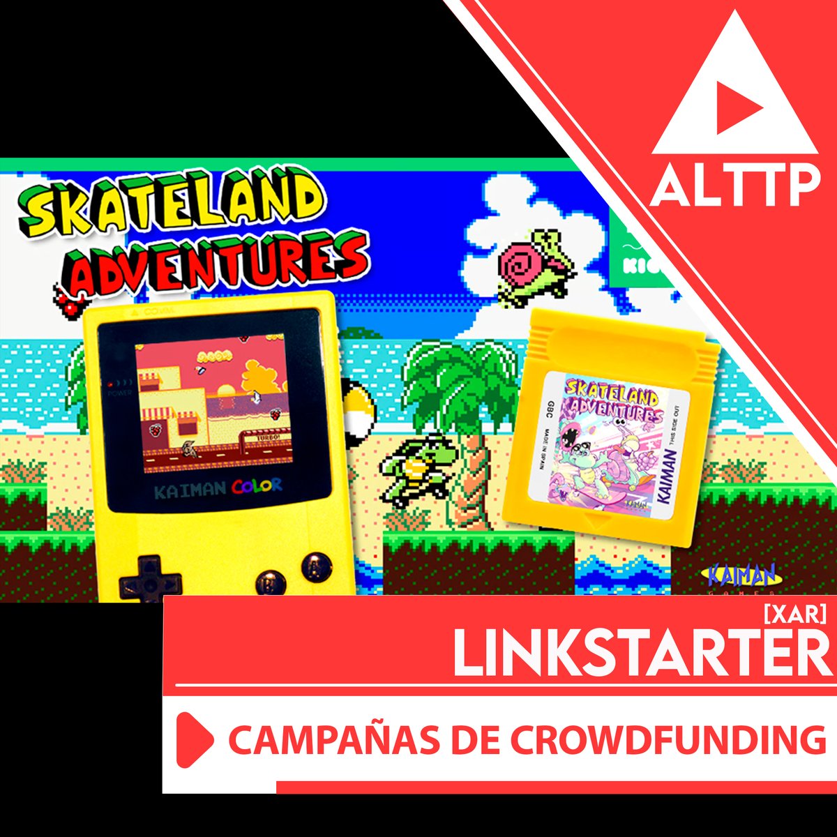 LinkToPodcast's tweet photo. 🛹 Skateland Adventures de @kaiman_games en #Linkstarter 👀
Aventura retro sobre ruedas con estética Game Boy Color 🎮💥

Explora, patina y vive una experiencia llena de nostalgia 🔥

👉https://t.co/jpUpr9LdBs

#RetroGaming #IndieDev https://t.co/huk7qqKwaT