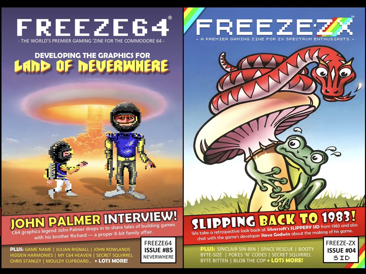 むーページ Today I'm going to be beavering away at FREEZE64 issue 85 and