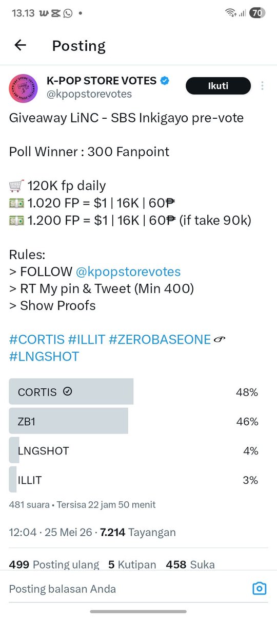 ernaa____'s tweet photo. @kpopstorevotes from:CORTIS https://t.co/joDUKiq8JZ
