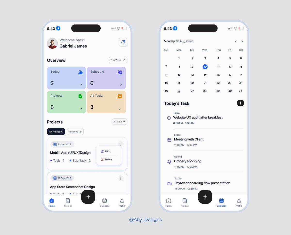 Aby • UI/UX Designer tweet media