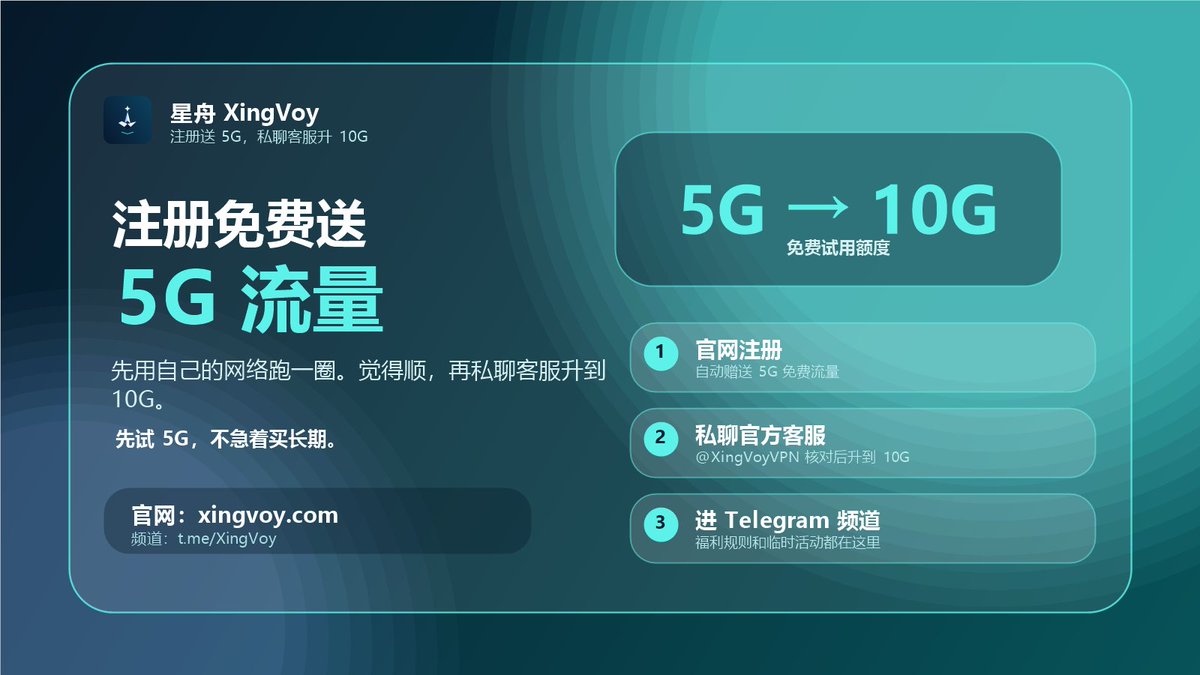 星舟VPN tweet media