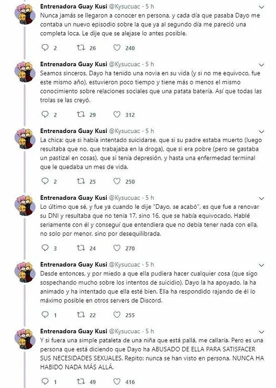 ToasaMilton's tweet photo. @RemusOkami @liderjobin @BercianShrine @Dz3Hunter Yo era super fan de dayo muzka,alexelcapo, tambien recuerdo el twet solo que no lo encuentro, era de un conocido de ellos, tipo senor chincheto o algo asi, y decia algo asi como: no puedo creer que un chaval que lo conosco de todo la vida,que se que es buena gente haya estado en https://t.co/wUyZpC1wa5