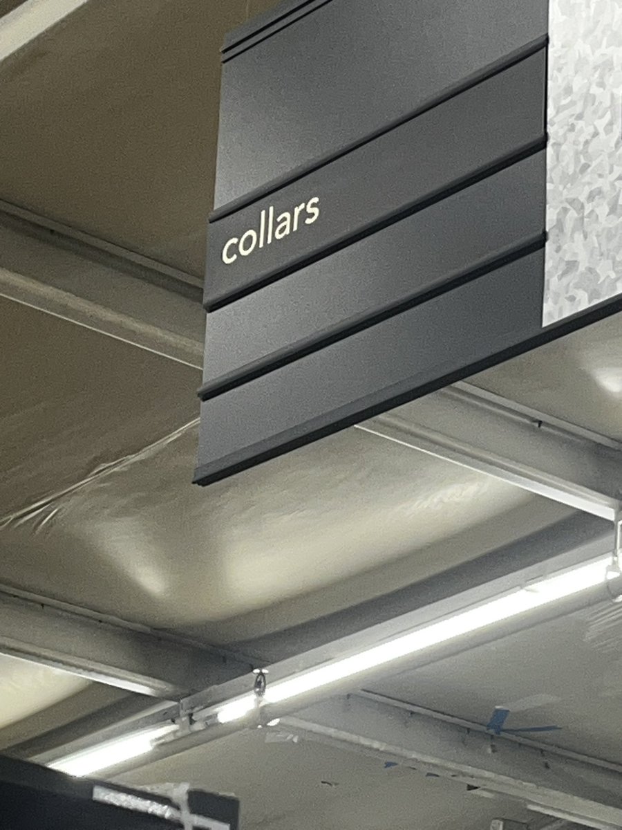 Fagwagz's tweet photo. If you need me I’ll be in the collars isle https://t.co/5gx5wIxpeh
