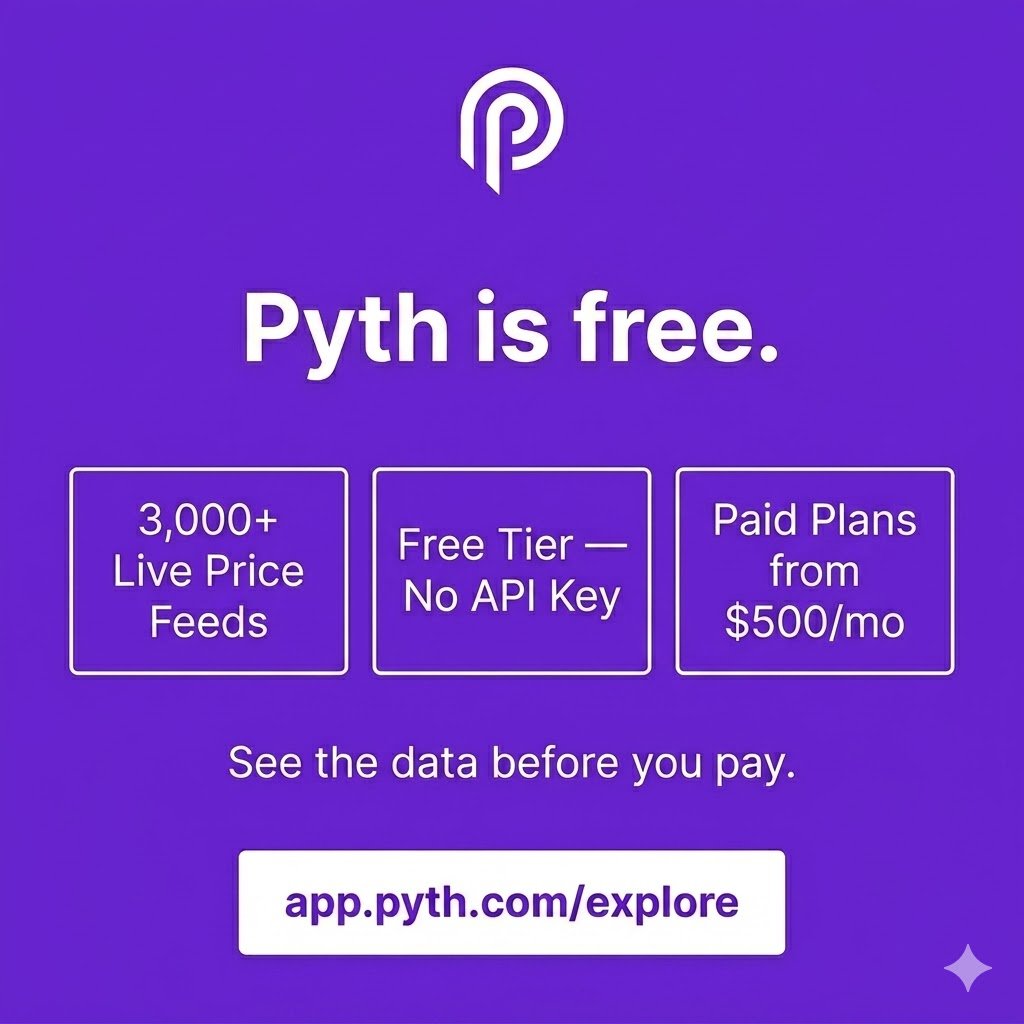Him60fps's tweet photo. Legends! 

DO you know that Bloomberg charges $250K/year just to see market data.

@PythNetwork built a terminal and it's free. 

3,000+ live price feeds - crypto, stocks, FX, commodities. charts updating in real time. you see everything before you pay a single dollar.... https://t.co/7jpfPwS2Ir
