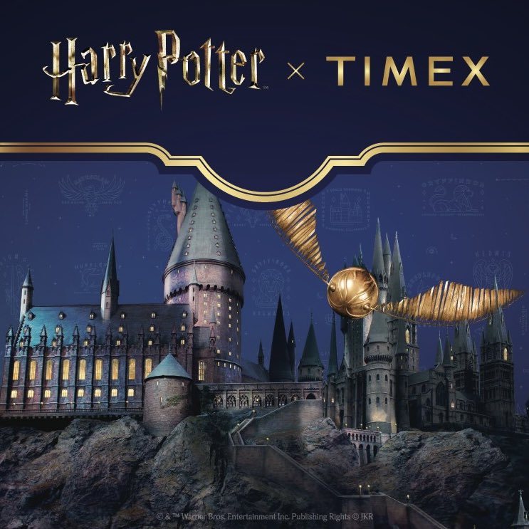 mint_time_press's tweet photo. 『#HarryPotter×#TIMEX（ハリー・ポッター ×タイメックス）』！
夢のコラボレーション時計！
魔法界の象徴的なシンボルや寮のカラーをタイメックスの定番モデルに落とし込んだ特別なウォッチシリーズです。（1/2） https://t.co/Hhiy8GF7E5