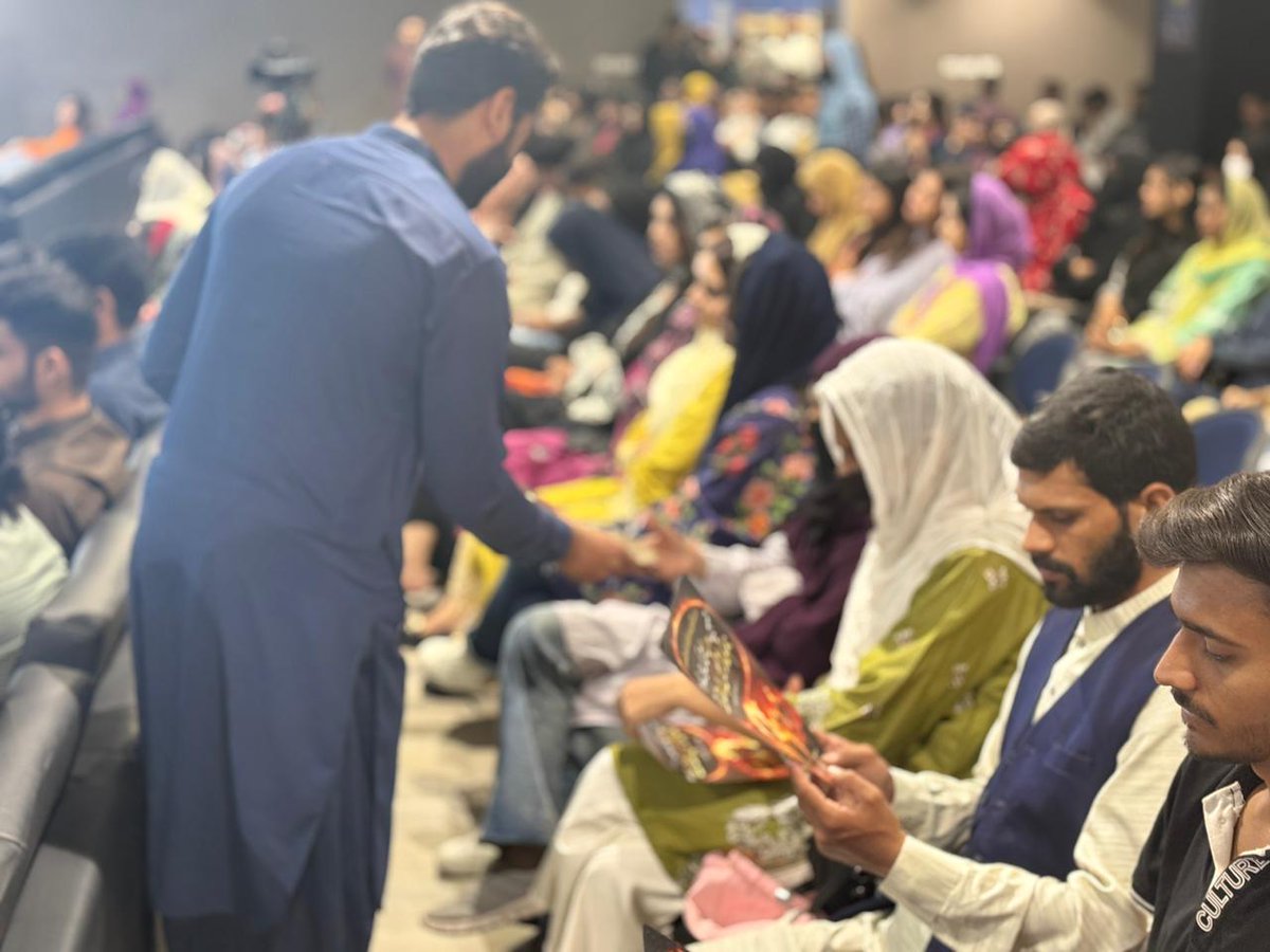 ebidtaILM's tweet photo. Alhamdulillah

At Achiever’s Gala 2026, Salah Campaign posters were distributed among 300+ youth participants, spreading the reminder to pray on time.

“Indeed, prayer prohibits immorality and wrongdoing.”
Quran 29:45

#PrayDontDelay #EBIDTA https://t.co/F28qudicNT