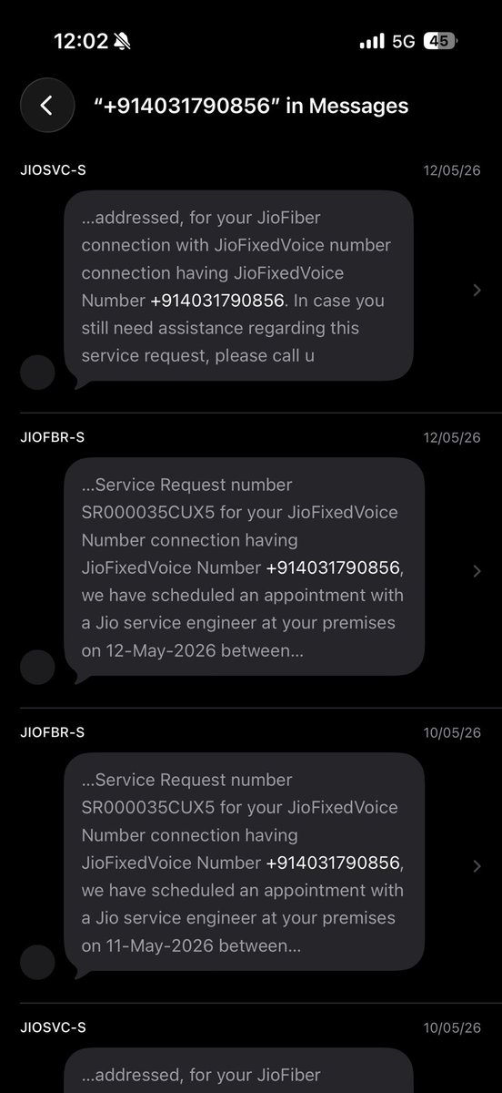 csvspk_'s tweet photo. Pathetic experience with @JioCare @reliancejio Paying for a 300 Mbps plan but getting 100 Mbps. Technicians come in a hurry, don’t properly resolve the issue, and complaints are being closed without OTP confirmation. Is this the service customers pay for? Need immediate resolutio https://t.co/gHSdNGS1mN