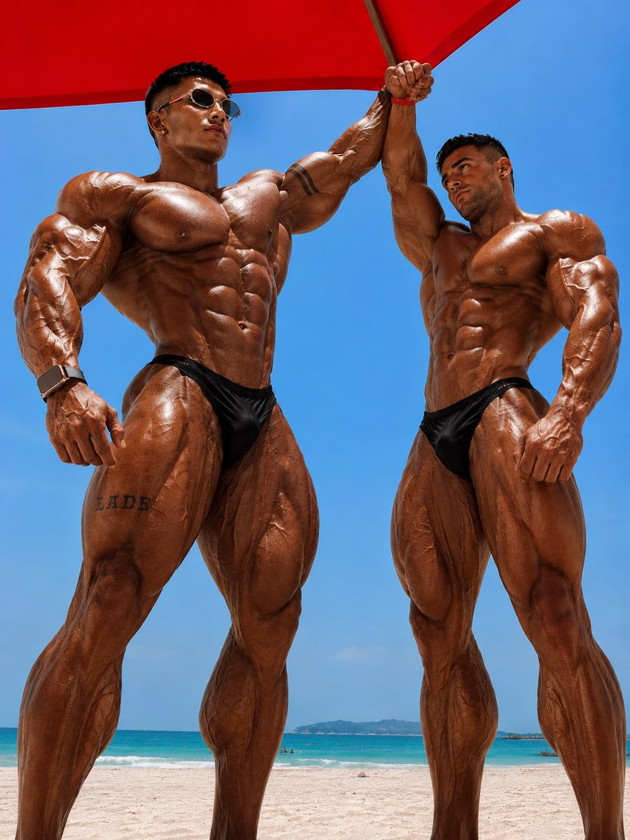 mrk_hartai's tweet photo. โBro said โjust one more repโโฆ now Iโm carrying the whole gym ๐๐โ
When your beach workout turns into a boss battle โ๏ธ๐๏ธ
POV: your friend skipped leg day once and never recovered ๐ญ๐ฅ
Left guy really said:
โLight weight, baby.โ ๐๐ช
#Bodybuilding #GymHumor #BeachMode #MuscleBeach #BeastMode #GymLife #MassMonster #FitnessMotivation #Shredded #Aesthetic #HugePhysique #NoDaysOff #GymTok #AlphaEnergy #WorkoutHumor #Biceps #ChestDay #LegDay #VShape #SummerBody #LowAngle #Dominance #MemeFitness #GymBro #TooMuchProtein #NattyOrNot #PowerMove #AbsoluteUnit #TitanMode #FitnessAddict