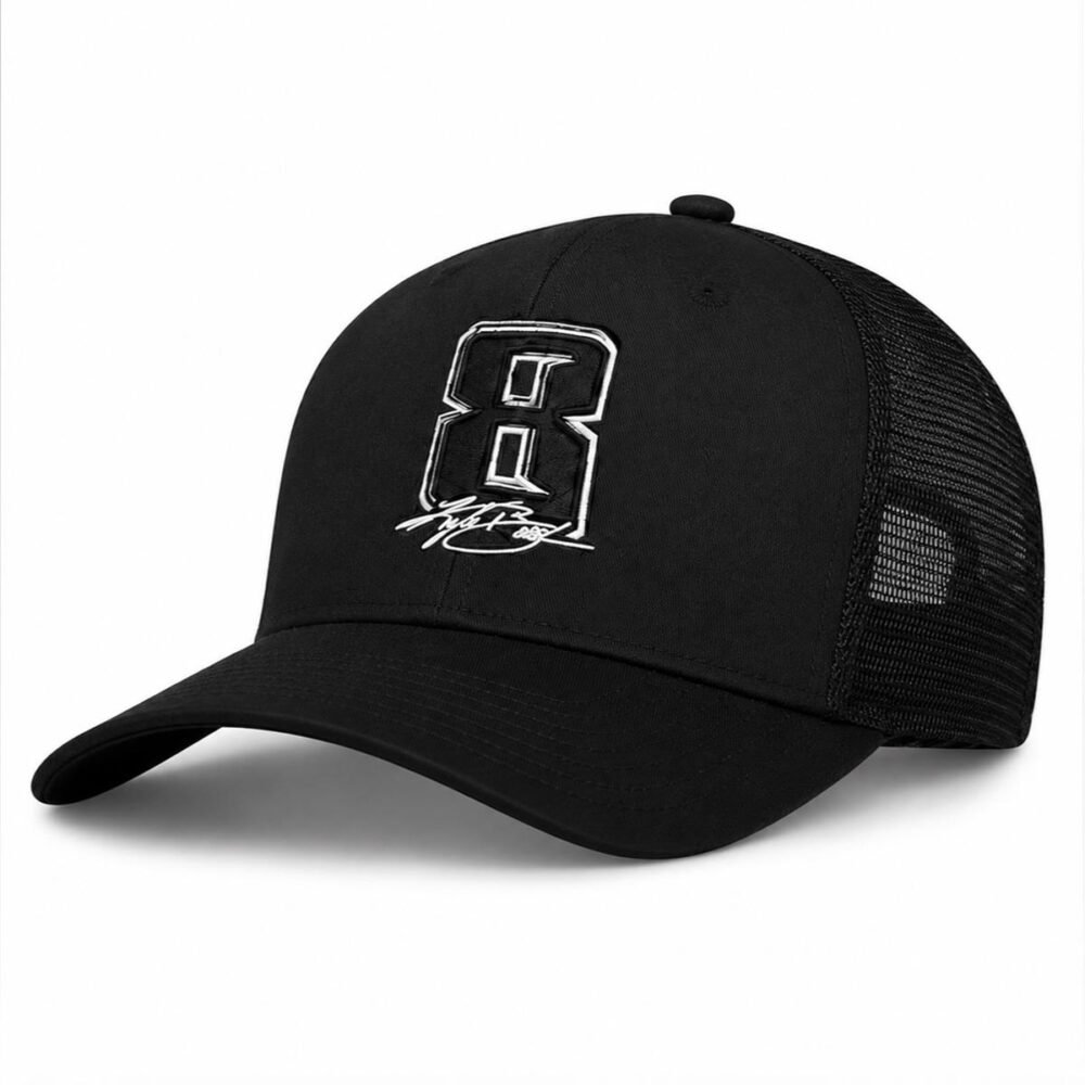 BigFireStore's tweet photo. Upgrade your NASCAR style with the 2026 Kyle Busch Black 8 Hat, a bold fan-ready cap inspired by Kyle Busch’s iconic No. 8 energy. Its sleek black look makes it easy to wear on race day, at tailgates, or every day. Grab yours now and show true Rowdy pride for serious fans. 
https://t.co/DB2lsStdln
#KyleBusch #NASCAR #Black8Hat #RaceDayStyle #NASCARFans #Bigfirefashion