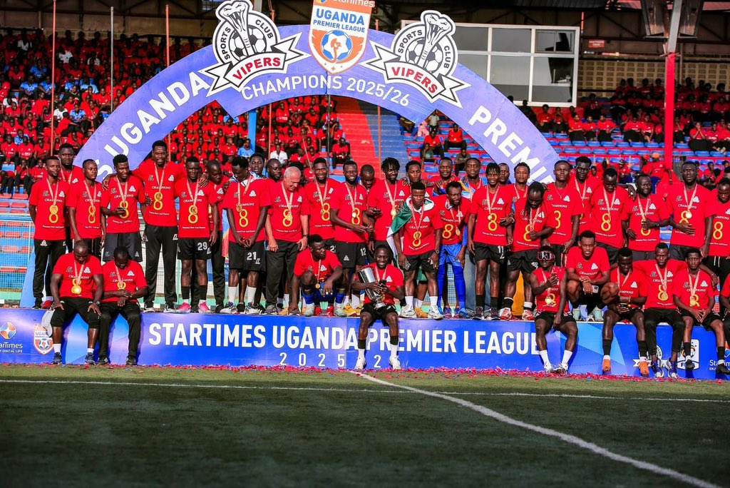 midfielder0's tweet photo. Good morning Champions Vipers SC 🏆🏆🏆🏆🏆🏆🏆🏆 https://t.co/o7FDmH5TIz