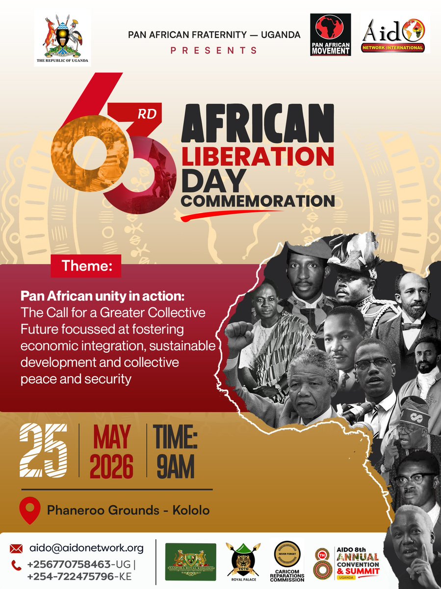 GodOnFoot's tweet photo. From anti-colonial struggles to today’s fight for economic justice, dignity, and opportunity — the call for African liberation continues.

This #AfrikaLiberationDay2026 , we celebrate our shared identity, heritage, and the power of African solidarity. https://t.co/IljTTUXVkI