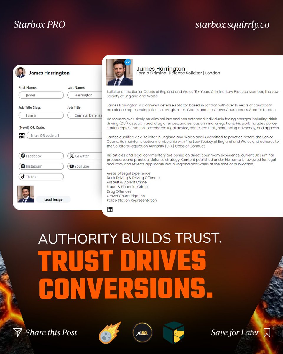 StarboxPlugin's tweet photo. Author boxes can become marketing assets 

The smartest websites don’t treat author bios as decoration anymore.

#PersonalBrand #WebsiteDesign #ContentCreators #MarketingStrategy #SEO https://t.co/kYhBgkvOsJ