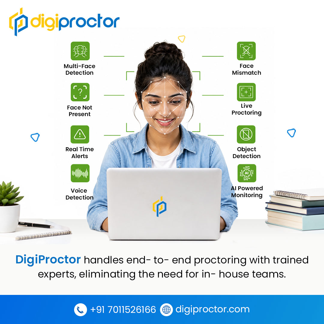 digiproctor's tweet photo. Outsource exam monitoring while maintaining full visibility and control over assessments. 👉 Explore services: https://t.co/OijKFmkfYo

#ProctoringAsAService #ExamOperations #EdTech #DigiProctor https://t.co/8l7qG1ndyi