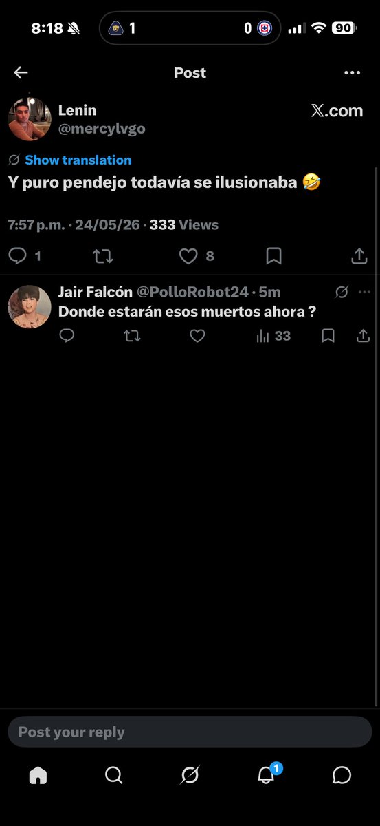 EPcsso's tweet photo. @PolloRobot24 @YangDng_ @santos_laguna_ Que chingados celebras tu puto culo de mierda https://t.co/vRpsJ80vj0