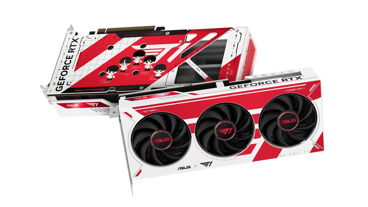 willwork4games_'s tweet photo. You'll never be as good as Faker but at least your PC can be a tiny bit closer to Faker's with these limited-edition ASUS T1 GeForce RTX 5070 and RTX 5060 Ti graphics cards.

Read more here: https://t.co/l5JSp44o7p https://t.co/5wko8pSqxr