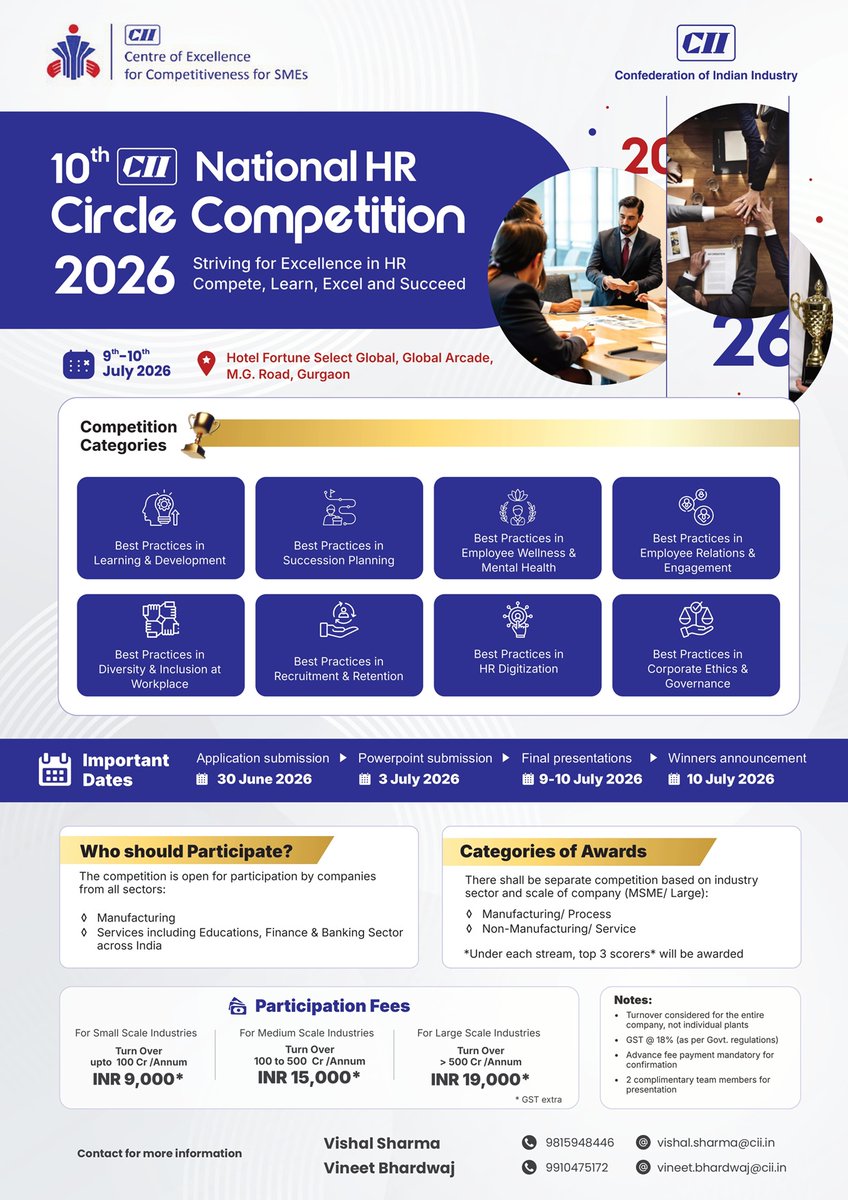 CII Centre of Excellence for Competitiveness tweet media