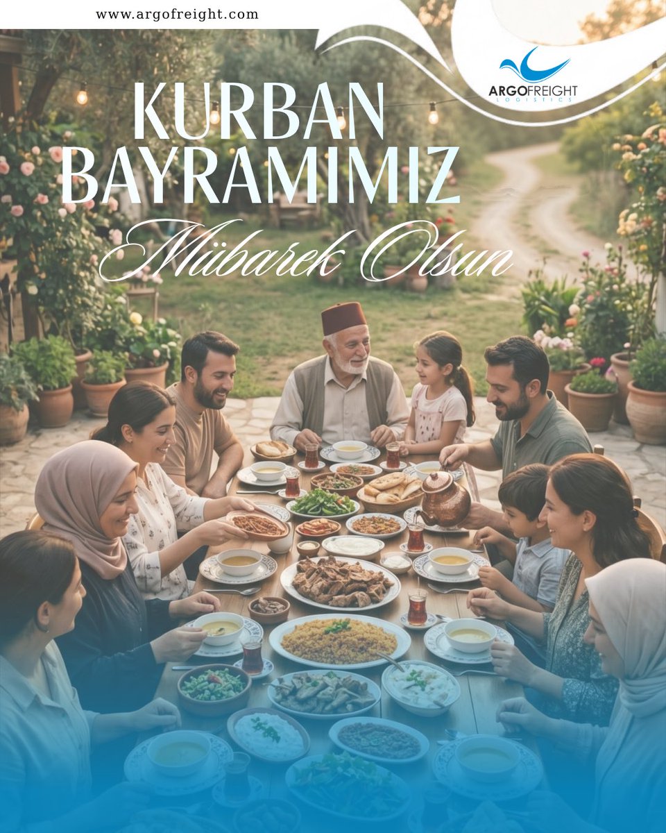 ArgoFreight's tweet photo. Kurban Bayramı’nın birlik, beraberlik ve paylaşma ruhunu hep birlikte yaşamanın mutluluğunu paylaşıyoruz.
Sevdiklerinizle birlikte sağlık, huzur, mutluluk ve bereket dolu bir bayram geçirmenizi dileriz.
Kurban Bayramımız mübarek olsun.

#Kurbanbayramı #İyibayramlar https://t.co/ewS9PMWoVZ