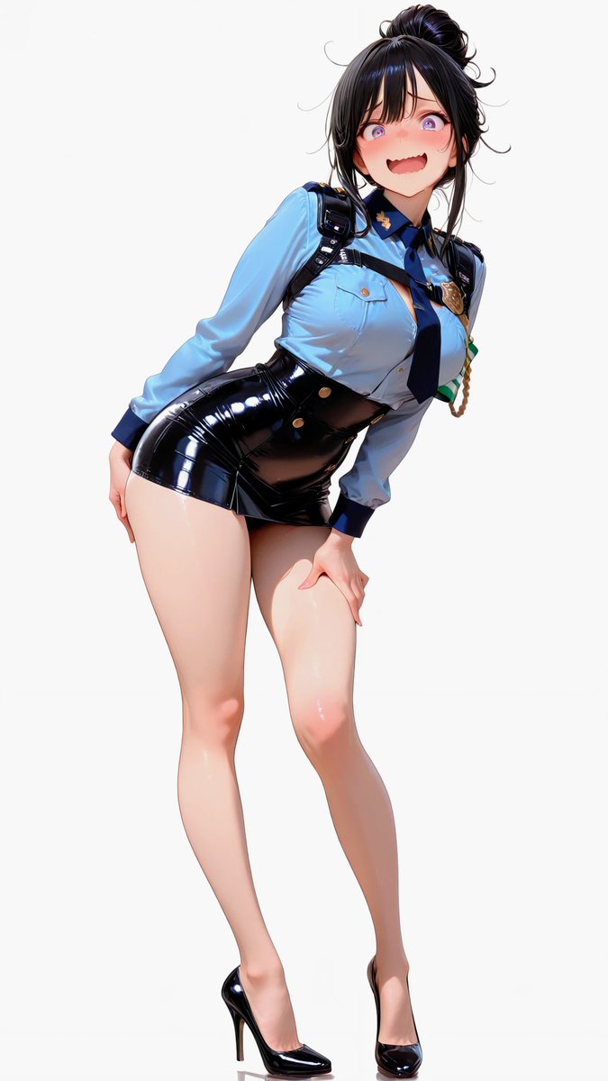 RT @BaseLofi888: 警察官、弱音ちゃん!
パトロールします!
Original SFW illustration.