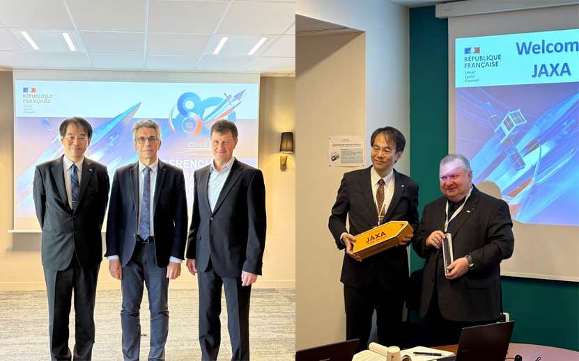 jaxa_aero's tweet photo. 【International Cooperation】
🇩🇪🇫🇷🇯🇵Aviation representatives from @DLR_en , @onera_fr , and @jaxa_aero met in France in May 2026 to promote aeronautics research collaboration✈
https://t.co/zPMc6VHy2o https://t.co/mHnuSYdt4T