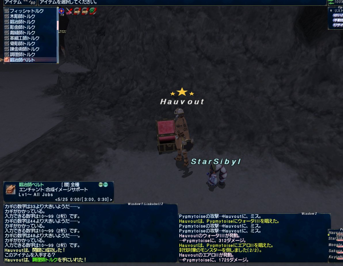 hau_ff11's tweet photo. トルクマスターになりました！！('Д')
ストレージ圧迫して邪魔です！！何で集めようと思ったんですか！！私！！＼(^o^)／ https://t.co/8m9UOKeIwM