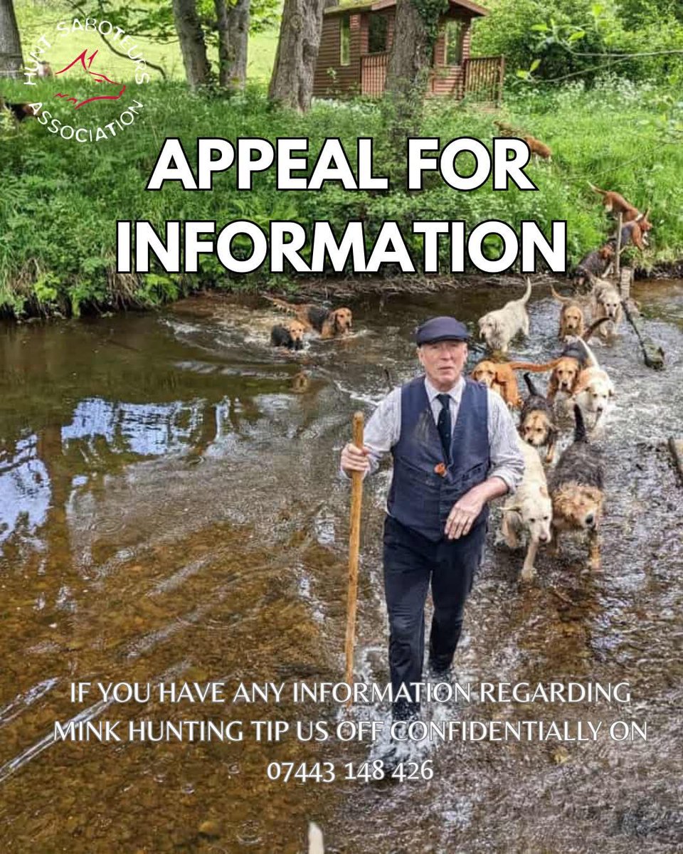 Hunt Saboteurs Association tweet media