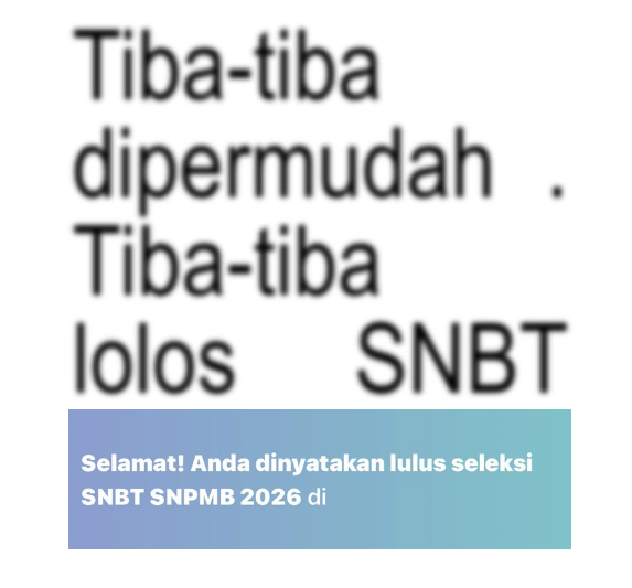 INFO SNBP & SNBT 2026 tweet media