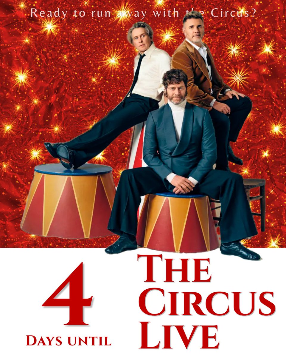 Love_tt_gb's tweet photo. 🎪 4 days until The Circus Live 🎪 

Ready to runaway with The Circus?
Counting down with the 2009 Circus setlist — one song a day.
Setlist 17 : Patience

@GaryBarlow @takethat
@OfficialMarkO #HowardDonald https://t.co/kz81OVBsQI