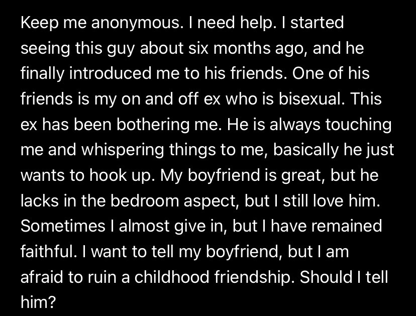 Anonymous Confessions tweet media