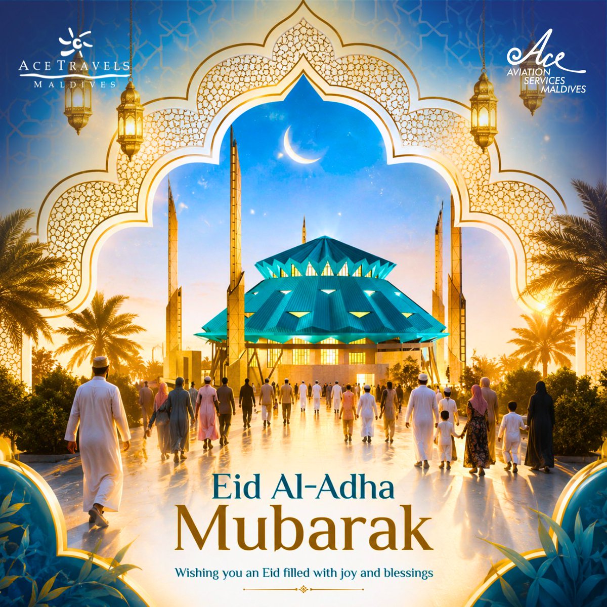 FlyAceFly_'s tweet photo. Eid Al Adha Mubarak from all of us 🌙✨
Wishing you and your loved ones a blessed Eid filled with happiness, peace, and beautiful moments together. https://t.co/ILJ0x1I3u1