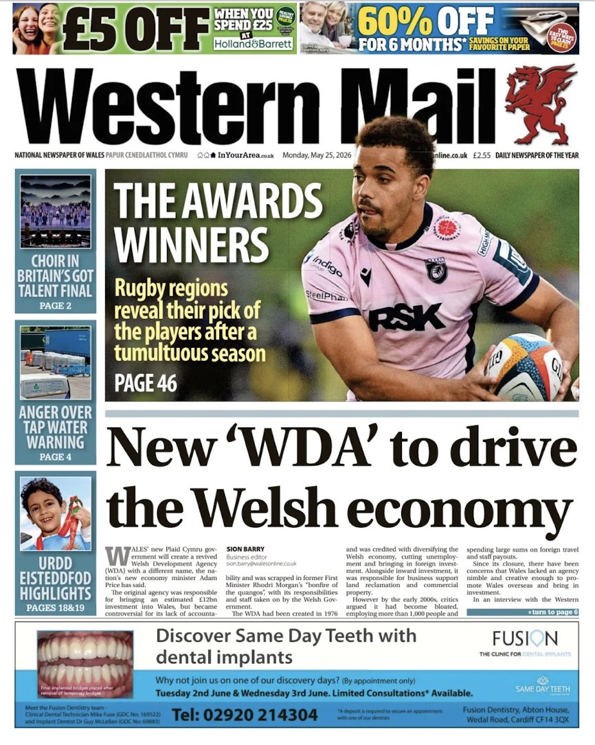 rlloydpr's tweet photo. Some of today's front pages. #SupportYourLocalPaper #RegionalFronts #buyapaper https://t.co/fP36fjaUpU