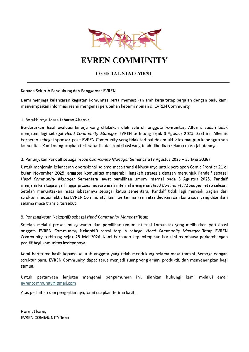 EVREN Community tweet media