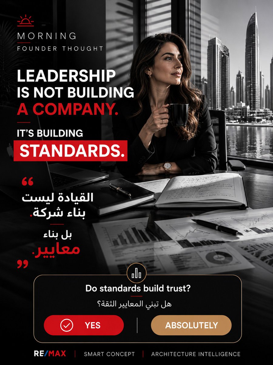 YasarHejleh's tweet photo. Do standards build trust?
#uaerealestate #leadership #buildingstandards #buildingtrust https://t.co/hRxFhUmLdP