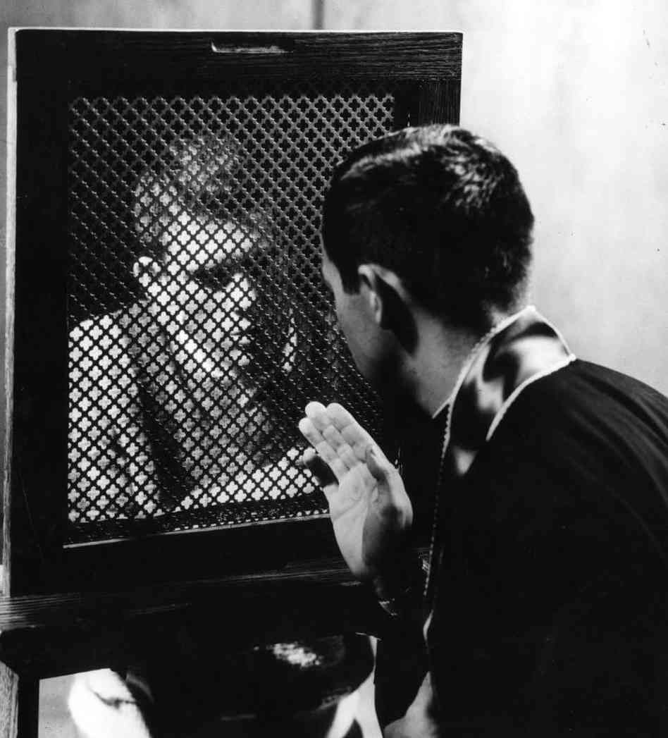 confessional booth tweet media
