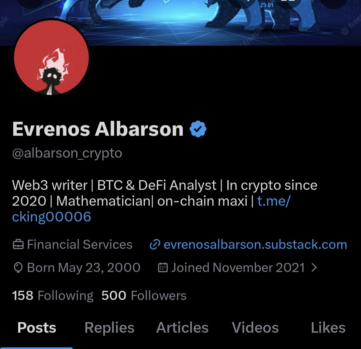 albarson_crypto's tweet photo. 500 reasons not to quit this place.

started from zero.
just charts, conviction, and surviving the same script every cycle.

thanks whoever reading all my chaotic writings

still early. 🫡 https://t.co/dTqrjyiOFg