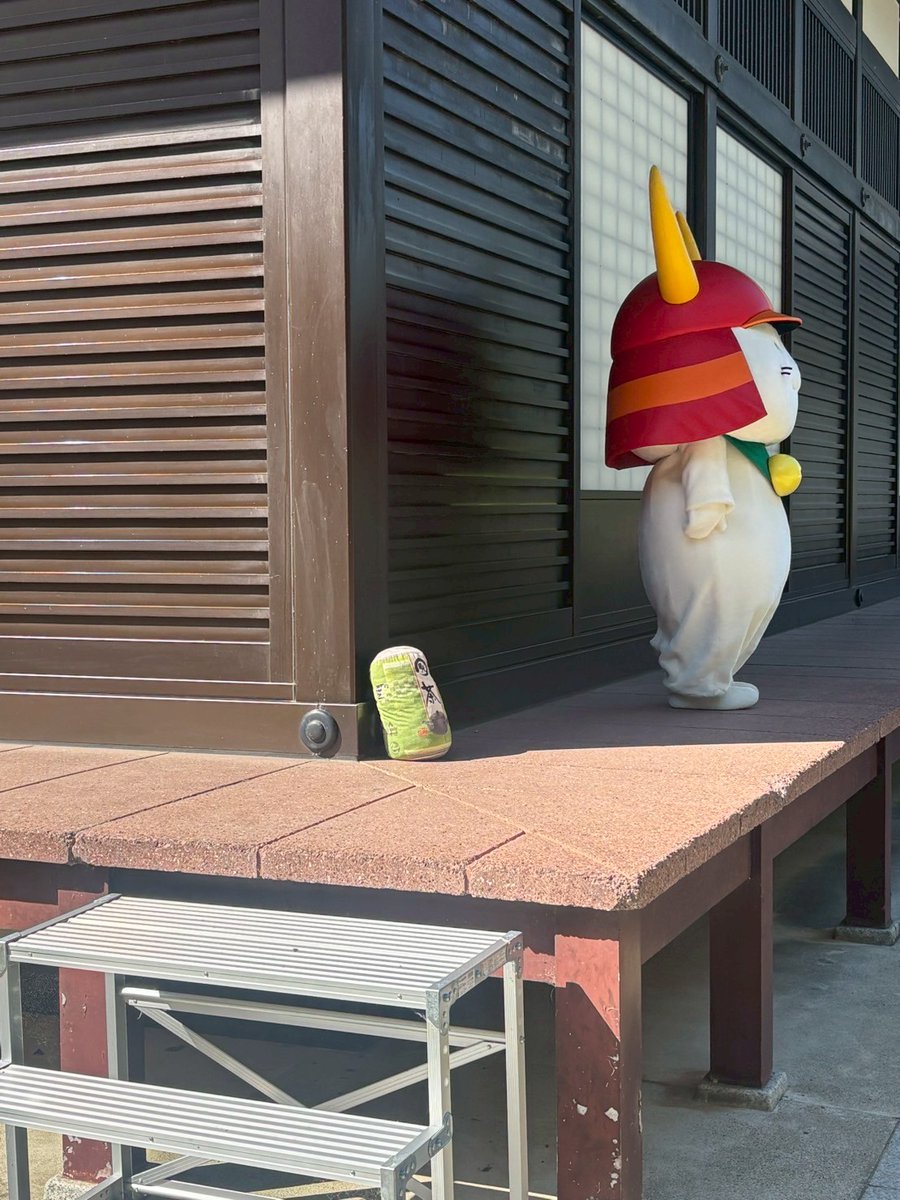 本日の #彦根 は日差しが強く、暑い1日だったでござる☀️ #ひこにゃん